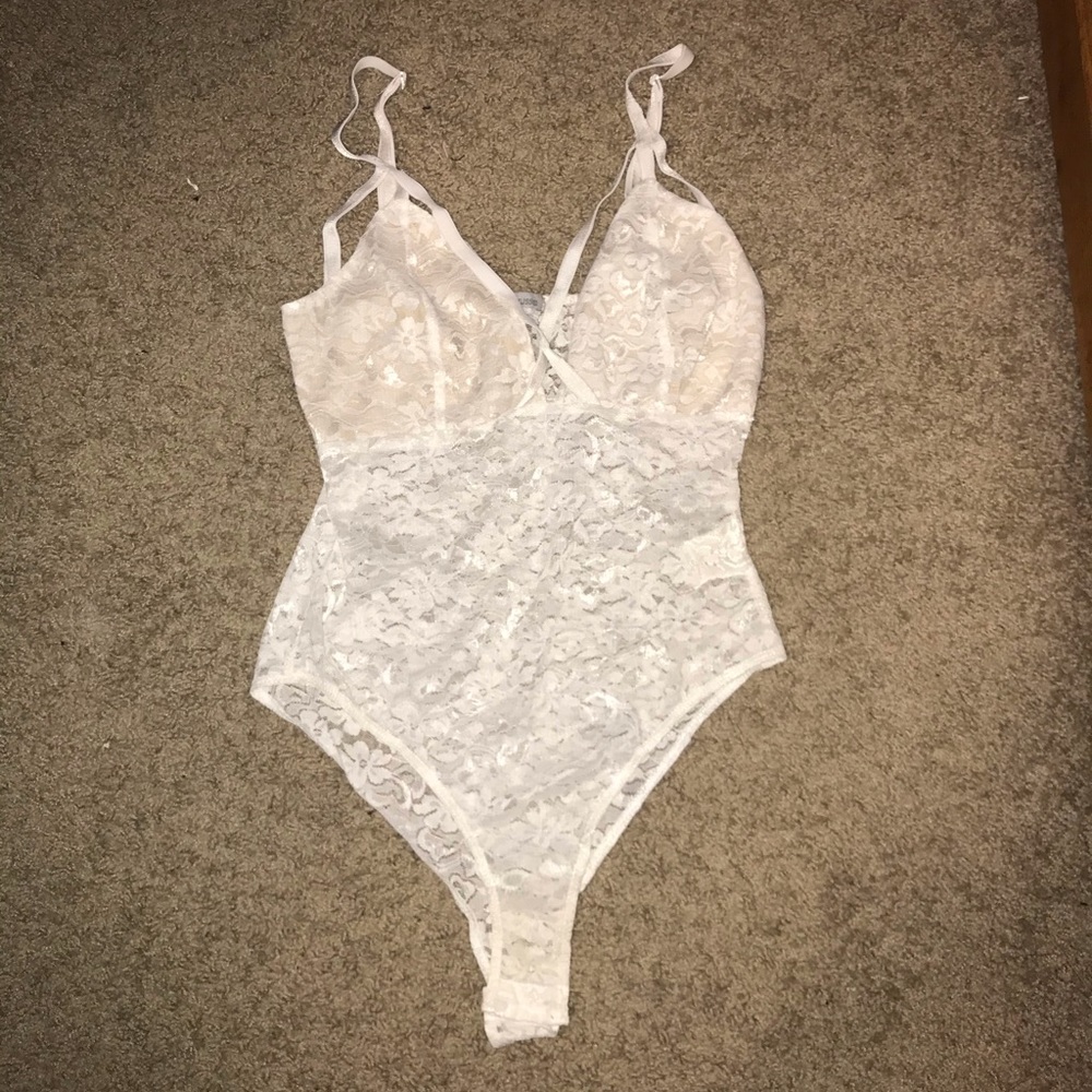 Lace one piece lingerie